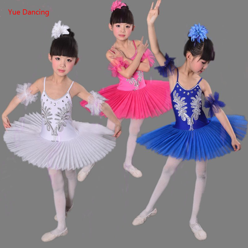 화이트 호두 까기 인형 어린이를 위한 발레 의상, 클래식 발레리나 옷, 3-15 세 어린이 백조의 호수 발레 의상, 소녀 발레 드레스